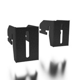 Low Profile Awning Mount Brackets Black Powdercoat Prinsu