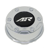 AR CAP 3.26'' CHROME SNAP IN AR LOGO