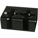 Dual Cup Holder - Universal (9 Degree Angle; Black)