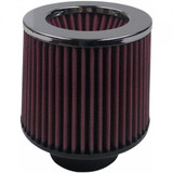 S B Products Air Filter For Intake Kits 75-1515-1,75-9015-1 Oiled Cotton Cleanable Red S&B 