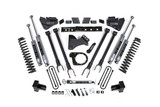 BDS Suspension 6 Inch Lift Kit | 4-Link Conversion | Ford F250/F350 Super Duty (17-19) 4WD | Diesel | 5 Inch Block w/ 3 Leaf Main / NX2 Nitro Series 