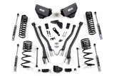 BDS Suspension 4 Inch Lift Kit w/ 4-Link | Ram 2500 (14-18) 4WD | Gas | NX2 Nitro Series 