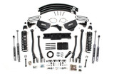 8 Inch Lift Kit w/ 4-Link | Ram 3500 (13-18) 4WD | Diesel | 5 Inch Block Kit and Add-A-Leaf / 6 Bolt / NX2 Nitro Series