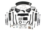 BDS Suspension 8 Inch Lift Kit w/ 4-Link | Ram 3500 (13-18) 4WD | Diesel | 5 Inch Block Kit and Add-A-Leaf / 6 Bolt / NX2 Nitro Series 
