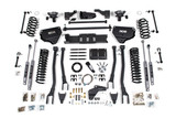 8 Inch Lift Kit w/ 4-Link | Ram 2500 (14-18) 4WD | Diesel | Coil Spring/Bump Stop Extension / NX2 Nitro Series
