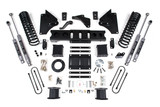 6 Inch Lift Kit | Ram 3500 w/ Rear Air Ride (13-18) 4WD | Diesel | 8 Bolt / NX2 Nitro Series
