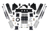 BDS Suspension 5.5 Inch Lift Kit | Ram 3500 w/ Rear Air Ride (13-18) 4WD | Gas | NX2 Nitro Series 