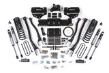 BDS Suspension 4 Inch Lift Kit w/ 4-Link | Ram 3500 (19-24) 4WD | Diesel | w/ Factory Rear Overload Leaf / 8 Bolt / FOX 2.0 Performance Series 