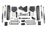 BDS Suspension 4 Inch Lift Kit | Ford F250/F350 Super Duty (05-07) 4WD | Gas | Block Kit w/ Factory Overload / NX2 Nitro Series 