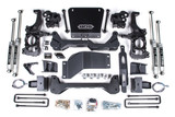 6.5 Inch Lift Kit | Chevy Silverado or GMC Sierra 2500HD/3500HD (20-26) 4WD | 5 Inch Block Kit w/o Overload / NX2 Nitro Series