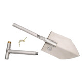GP Factor CS-2.1 Camp Shovel - Two Piece - Raw Aluminum