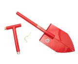 GP Factor CS-2.1 Camp Shovel - Two Piece - Red 