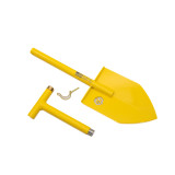 GP Factor CS-2.1 Camp Shovel - Two Piece - Yellow 