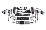 4 Inch Lift Kit w/ Radius Arm | 3 Inch Rear Block | Ram 3500 (19-24) 4WD | Diesel | w/ Factory Rear Overload Leaf / 6 Bolt / FOX 2.5 Performance Elite