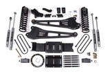 BDS Suspension 4 Inch Lift Kit w/ Radius Arm | 2 Inch Rear Block | Ram 3500 (19-24) 4WD | Diesel | w/o Factory Rear Overload Leaf / 6 Bolt / NX2 Nitro Series 