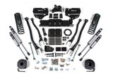 4 Inch Lift Kit w/ 4-Link | Ram 2500 w/ Rear Air Ride (19-24) 4WD | Diesel | FOX 2.0 Performance Series