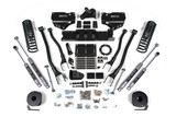 4 Inch Lift Kit w/ 4-Link | Ram 2500 w/ Rear Air Ride (19-24) 4WD | Gas | NX2 Nitro Series