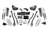 6 Inch Lift Kit w/ 4-Link | Ram 3500 (13-18) 4WD | Diesel | 5 Inch Block Kit / 8 Bolt / FOX 2.5 Performance Elite