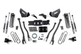 BDS Suspension 6 Inch Lift Kit w/ 4-Link | Ram 3500 (13-18) 4WD | Diesel | 4 Inch Block Kit / 8 Bolt / FOX 2.5 Performance Elite 