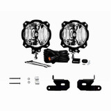 KC HiLiTES KC Hilites 6 in Pro6 Gravity LED - Pillar Mount - 2-Light System - 20W Spot Beam - for 18-20 Jeep JL K1397111 