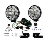 KC HiLiTES KC Hilites 6 in Apollo Pro Halogen - 2-Light System - Pillar Mount - 100W Spread Beam - for 18-20 Jeep JL K1397114 