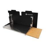 GP Factor Alu-Cab Mid-Size ModCAP Folding Table w/ Bamboo Cutting Board 