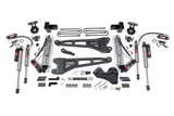 BDS Suspension 4 Inch Lift Kit w/ Radius Arm | FOX 2.5 Performance Elite Coil-Over Conversion | Ford F250/F350 Super Duty (17-19) 4WD | Diesel | 5 Inch Block w/ 2 and 3 Leaf Main / FOX 2.5 Performance Elite 