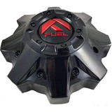 Fuel Off-Road FUEL 8LUG CAP- GLOSS BLACK/RED 