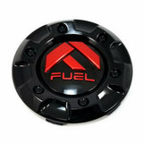 Fuel Off-Road FUEL 8 BAR SHORT CAP-GL-BLK RED LOGO 