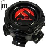 Fuel Off-Road FUEL BOLT ON CAP FOR 6X5.5 GL-BLK/RED 