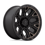 Fuel 1PC D824 20X10 6X135 M-BLK-DDT -18MM 