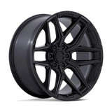 Fuel 1PC D854 17X9 6X135 BLK-OUT 1MM 