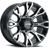  Ultra 123U Scorpion 17X9 5X4.50 5X5.00 Black +12 81.5 