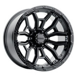  Ultra 126BK Warmonger 6 17X9 6X135  Black -12 87 