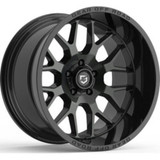  Gear Off Road 763B Raid 18X9 8X6.50  Black +18 125.2 