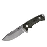 Woox Rock 62 Fixed Blade Knife - Blk / MICARTA / Plain - BU.KNF001.05 