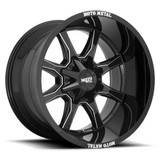 Moto Metal MO970 17X8 5X5.5/150 G-BLK MILL SPK 00MM 