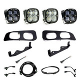 Baja Designs Squadron SAE/Sport Fog Pocket Kit 2023-On Ford F-250/350 Super Duty SAE Fog Clear Upfitter Wiring 