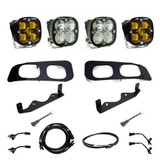 Baja Designs Squadron SAE/Sport Fog Pocket Kit 2023-On Ford F-250/350 Super Duty SAE Fog Amber Upfitter Wiring 