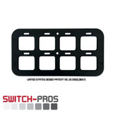  Switch-Pros Snap-on bezel for SP9100 touch panel 