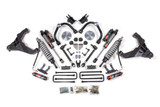 BDS Suspension 3 Inch Lift Kit | FOX Coilover Conversion | Chevy Silverado or GMC Sierra 2500HD/3500HD (20-26) Diesel | 4WD | Block Kit w/ Factory Overload / FOX 2.5 Performance Elite 