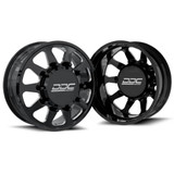 DDC Wheels Dually Wheels The Ten Forged 22x8.25 8x165 Black/Mill 94-18 Dodge Ram 3500 92-10 Silverado/Sierra 3500 87-97 Ford F-350 DDC Wheels 