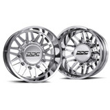 DDC Wheels Dually Wheels Aftermath Polished 22x8.25 8x210 SS Fronts 11-23 Silverado/Sierra 3500 DDC Wheels 