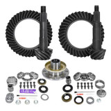 Yukon Gear and Axle Ring & Pinion Gear Kit Package Front & Rear with Install Kits - Toyota 8/7.5R 