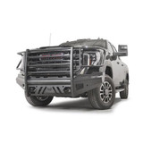 Fab Fours Elite Front Bumper w/ Full Guard Black Steel w/ Sensor Incl. Tow Hooks GM24-Q6260-1 
