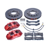 Powerbrake X-Line: 90-16 Land Rover Defender Front Kit (Stage 2) Red 