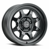  ICON ALLOYS NUEVO SATIN BLACK - 17 X 8.5 / 6 X 5.5 / 25MM / 5.75" BS 