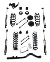 TeraFlex 07-18 Wrangler JK 4 Door 3 Inch Coil Spring Base Lift Kit w/ Front Track Bar & 9550 VSS Twin-Tube TeraFlex 1251220 