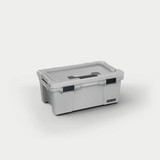 DECKED Sixer 16 - D-co Case - includes one D-Co tray - Cool Gray with black latches 