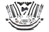 BDS Suspension 5 Inch Lift Kit w/ 4-Link | Ford F250/F350 Super Duty (23-26) 4WD | Diesel | Leaf Springs / FOX 2.0 Performance Series 